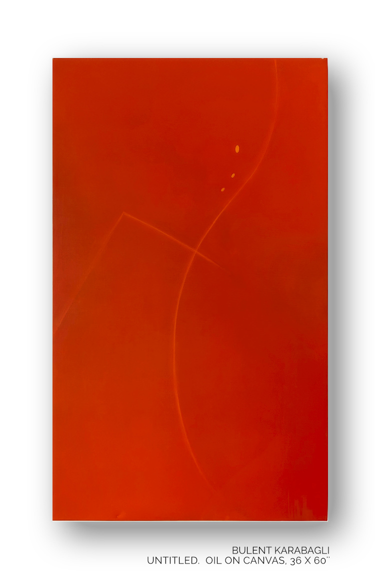 Orange | Oil on Canvas | by Bulent Karabagli - Minimalist Paintings and other Fine Arts